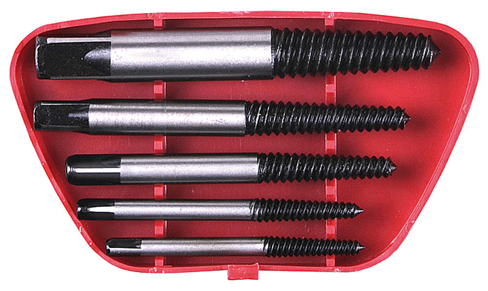 Набор экстракторов, 4, 5, 6, 8, 10 мм, 5 предметов 